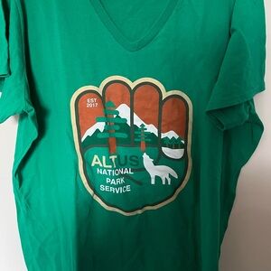 Green National Park Service Women's Tee